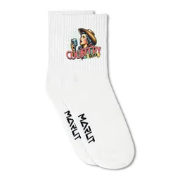 MARLIT Men Printed Cotton Above Ankle-Length Socks-image-93