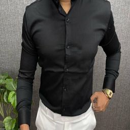 Mens Formal Full Sleeve Spread Collar 100% Cotton Shirt-image-70