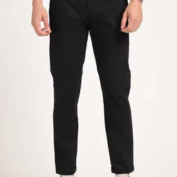Blu MNKY Men Smart Slim Fit Trousers-image-12