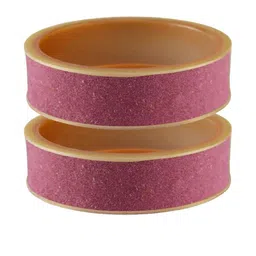 Vidhya Kangan Pink Plastic Bangles-image-44