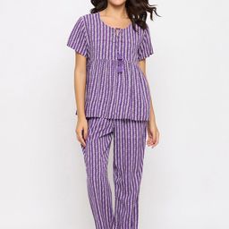 Clovia Women Printed Night suit-image-28