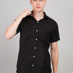 LOUIS MONARCH Men Regular Fit Spread Collar Solid Cotton Casual Shirt-image-115