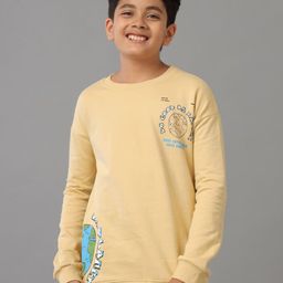 UNDER FOURTEEN ONLY Boys Round Neck Pullover Sweatshirt-picture-16
