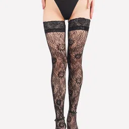 OGIMI- Ohh Give me Rose Bridal Thigh Lace Sheered Stocking-image-80