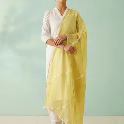 JAYPORE Woven Design Dupatta-picture-15