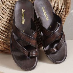 JUMPLITE Men One Toe Comfort Sandals-image-36