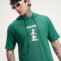 HIGHLANDER Graphic Printed Drop-Shoulder Sleeves Relaxed Fit Hooded T-shirt-picture-10