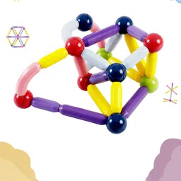 LITTLE GINNIE Kids Magnetic Building Blocks Construction Toys-image-74