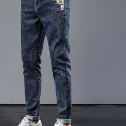 KPOP Men Squeeze Hug Skinny Fit Trousers-image-80