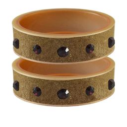 Vidhya Kangan Brown Plastic Bangles-image-85