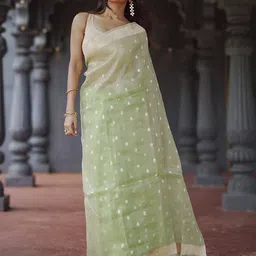 Aldwych Woven Design Zari Banarasi Saree-picture-40
