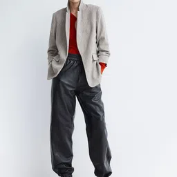 H&M Gathered-Sleeve Blazer-picture-19