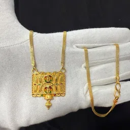 Anshenterpris Women Gold-Plated Brass Mangalsutra-picture-34