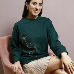 Athena Women Embellished Sweatshirt-picture-42