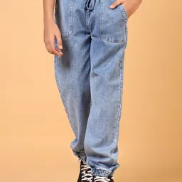 V-Mart Boys Light Fade Stretchable Mid-Rise Cotton Jeans-image-86