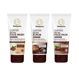 Nimbarka Set Of 3 Coffee Bean Face Wash, Face Scrub & Face Pack - 100 ml Each-7
