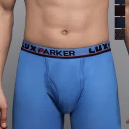 LUX PARKER Pack Of 5 Pure Cotton Long Trunks LUX_PARKER_LONG_TRUNK_OE_COL_5PC-33