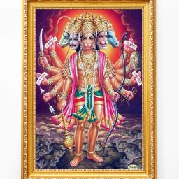 PANCHAMUKHI HANUMAN JI PHOTO Religious Frame-image-59