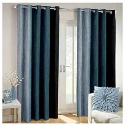 152.5 cm (5 ft) Polyester Semi Transparent Window Curtain (Pack Of 2)-23