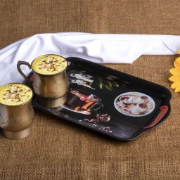trendingkitchen Serving Tray Set of 3 for Tea and Coffee (Large, Medium and Small) Tray image 3