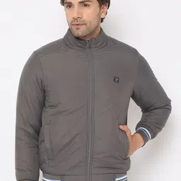 Duke Men Colourblocked Bomber with Patchwork Jacket-image-25