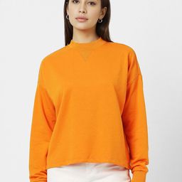 Van Heusen Woman Solid Round Neck Sweatshirt-image-58