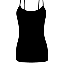 EMBATA Women Black Solid Camisole Slip with Adjustable Straps-picture-8