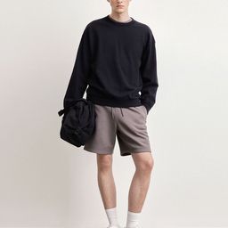 H&M Loose Fit Washed Cotton Sweatshirts-picture-12