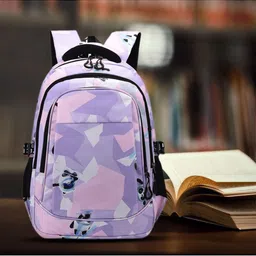 Tinytot Women Geometric Backpack-17