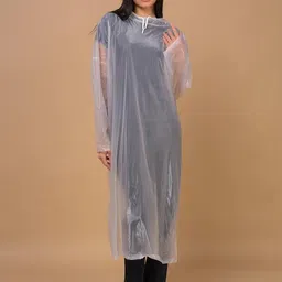 Dollar Men Lightweight Waterproof Reusable & Foldable Rain Poncho with Adjustable Hood-image-40
