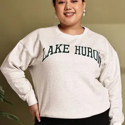 A AND K Women Plus Size Printed Round Neck Cotton Pullover Sweatshirt-picture-36