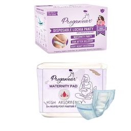 Pregawear 20-Pcs Post-Partum & 5-Pcs Maternity Padded Disposal Briefs-image-30