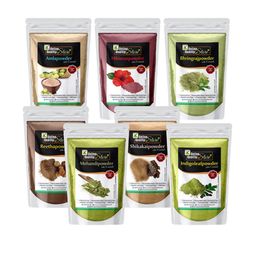 Online Quality Store Set Of 7 Natural Hair Powder For Damaged Hairs - 200 g Each-20