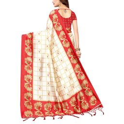 Ethnic motifs printed saree-picture-3