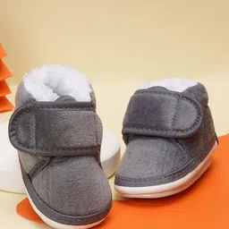 NESKA MODA Unisex Kids Cotton Booties-49