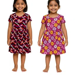 Veecap Girls Violet Dresses-picture-21