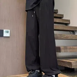 StyleCast x Revolte Men Easy Wash Relaxed Fit Mid-Rise Trousers-picture-31