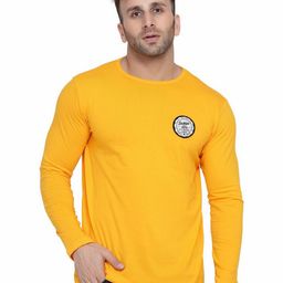 BEYOU FASHION Men Sports Drop-Shoulder Sleeves Applique Slim Fit T-shirt-image-63