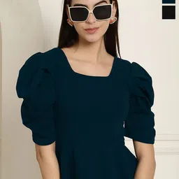 Metronaut Pack Of 2 Peplum And Regular Top-image-80