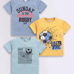 Here&Now X Game Begins Boys Pack Of 3 Assorted Printed T-shirts-15