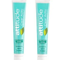 Amwayy Set Of 2 Attitude Clear Activ Pimple Control Face Wash-100ml Each image 1
