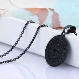SALTY Men Circular Pendants with Chains image 3