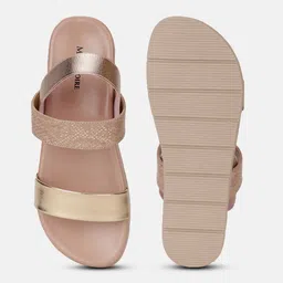 Marc Loire Textured Flatform Heels With Backstrap image 3