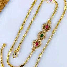Princy Enterprise Gold-Plated Brass Necklace-image-29