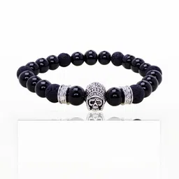 gurjari jewellers Women Black Slip-On Bracelet-image-3