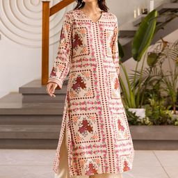 KALINI Women Floral Printed Kurta with Palazzo-image-48