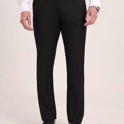 JADE BLUE Men Slim Fit Trousers-picture-5
