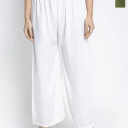 GRACIT Women 2 Flared Knitted Palazzos-image-99