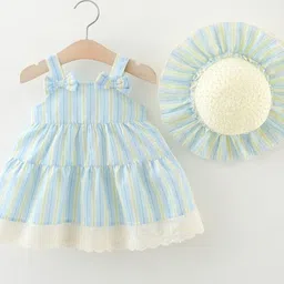 LULU & SKY Striped A-Line Mini Dress-image-72