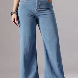 Miss Chase A+ Women Wide Leg High-Rise Stretchable Jeans-image-71